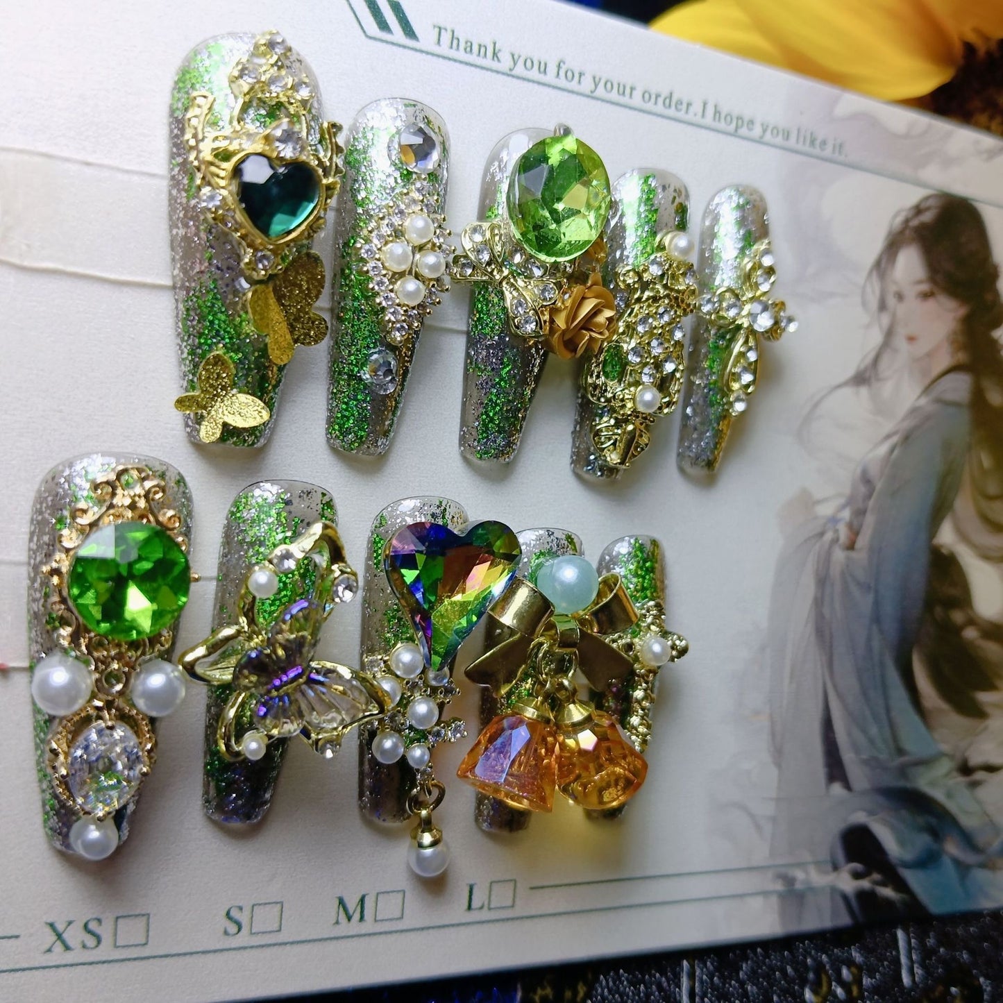 the wizard of oz high quality handmade press on nails